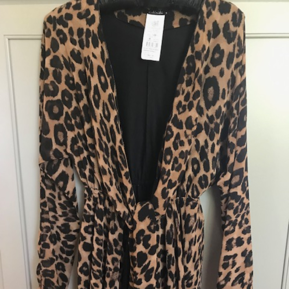 Kiki Riki Long Sleeve with Tie Front Dress - Small